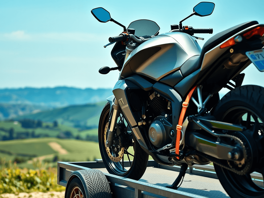 Jak przewozić motor na przyczepie?