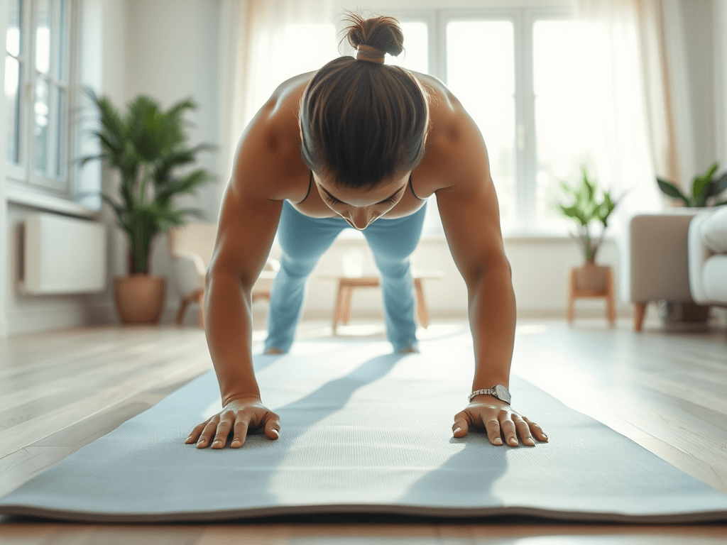 Ćwiczenia na klatkę piersiową w domu – bez sprzętu