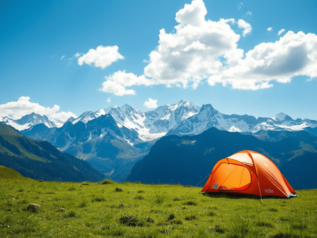 Jak znaleźć idealne pole namiotowe w Alpach?