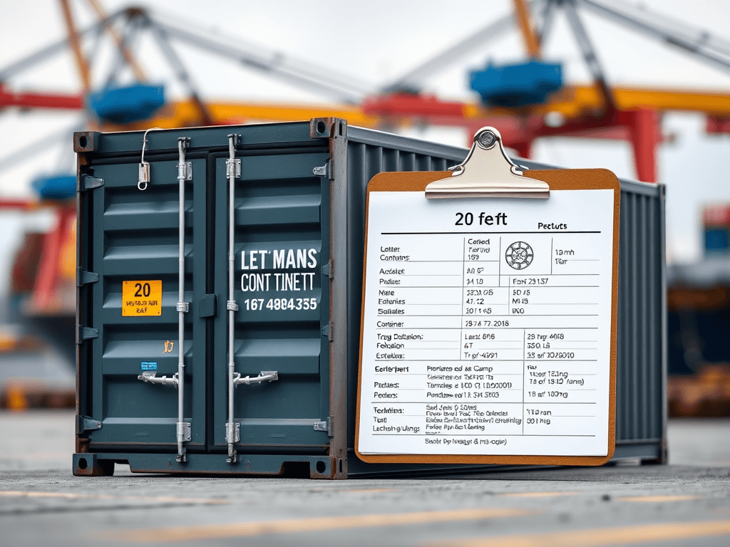 Wymiary kontenera morskiego 20-stopowego – szczegóły techniczne