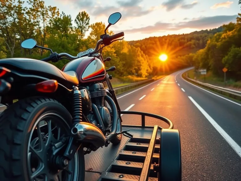 Ile kosztuje przewóz motocykla na lawecie?