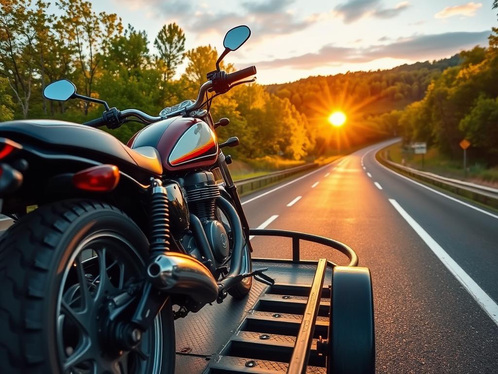 Ile kosztuje przewóz motocykla na lawecie?