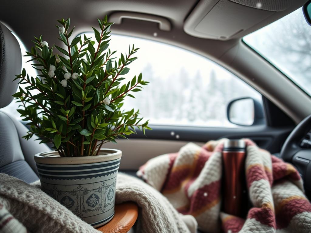 Jak przewozić rośliny w samochodzie zimą?