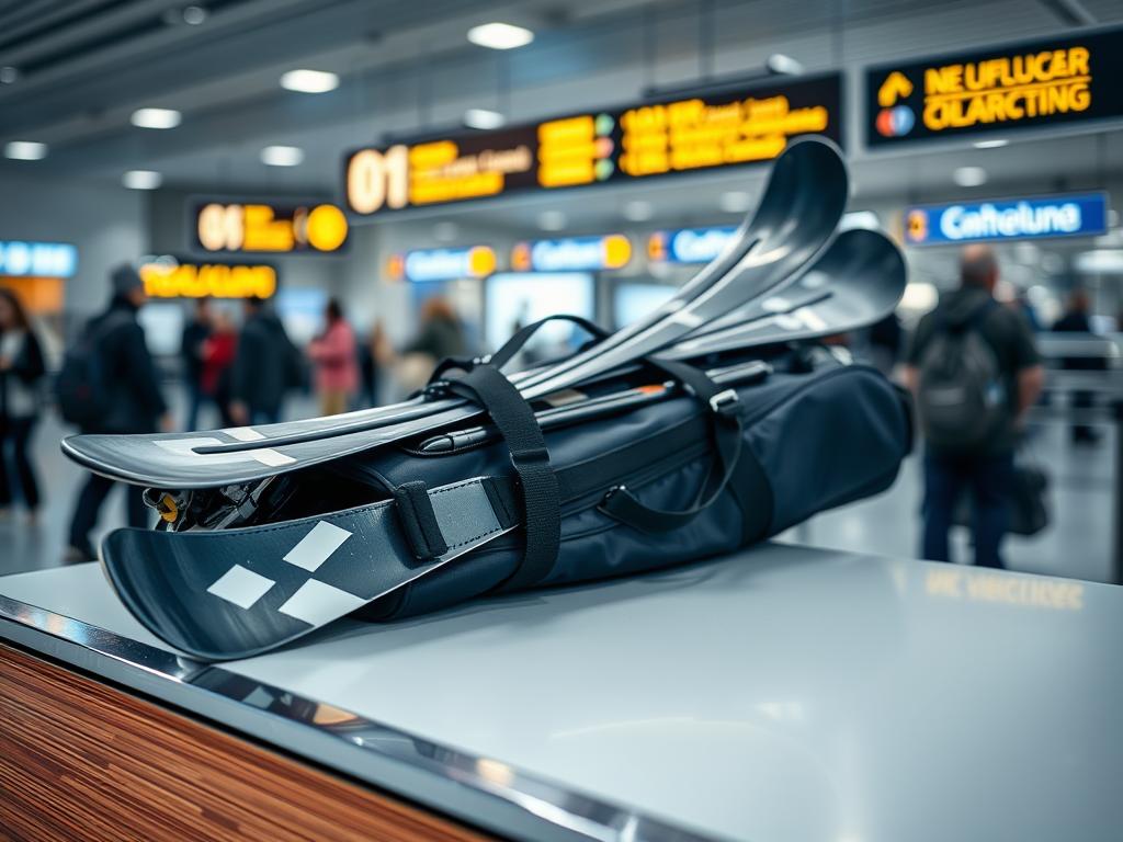 Jak przewozić sprzęt narciarski samolotem?