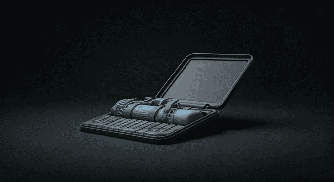 alt_text: Realistyczny obraz pokazujący bezpieczny transport szkła w eleganckim opakowaniu podróżnym.