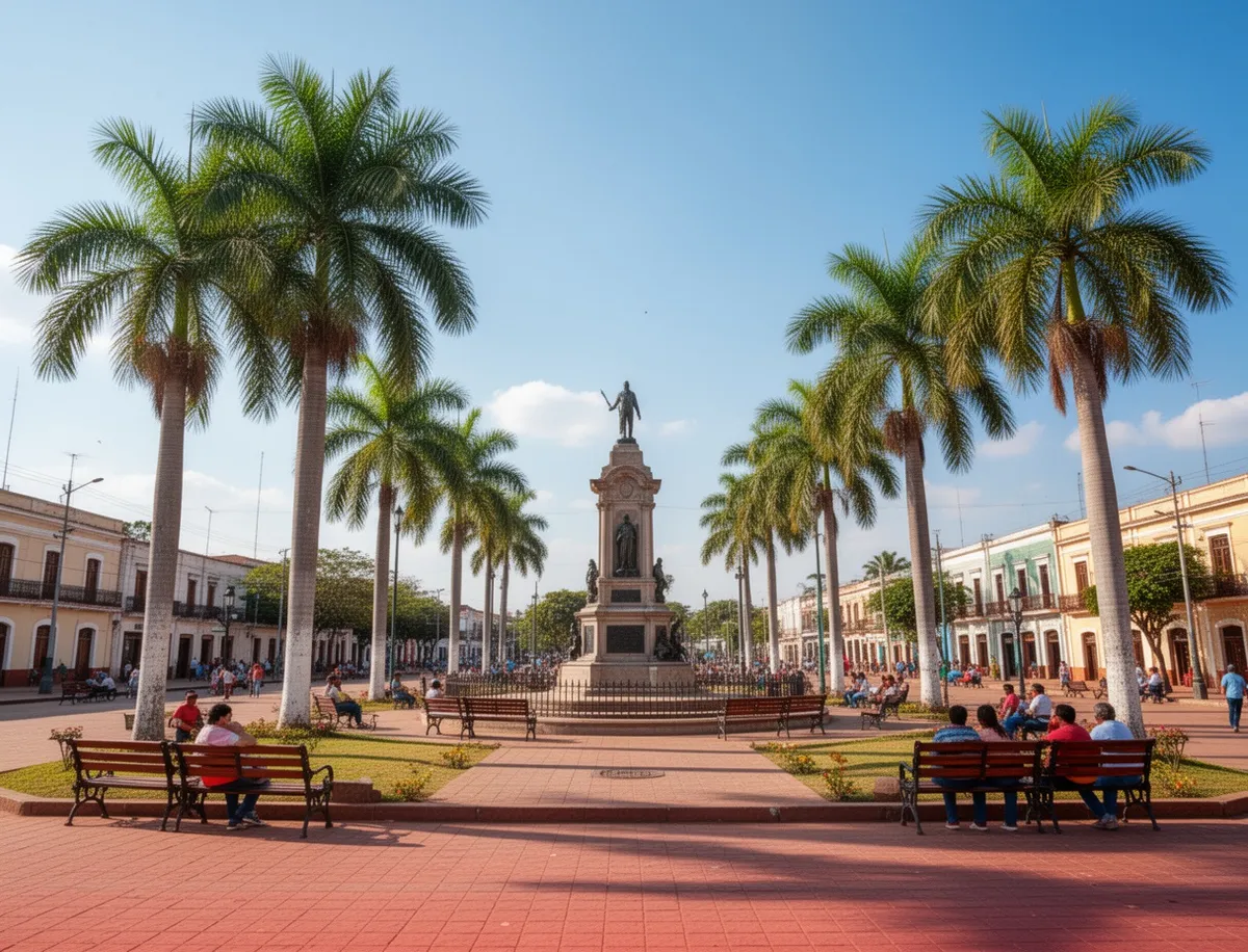 Plaza de Armas w Encarnación