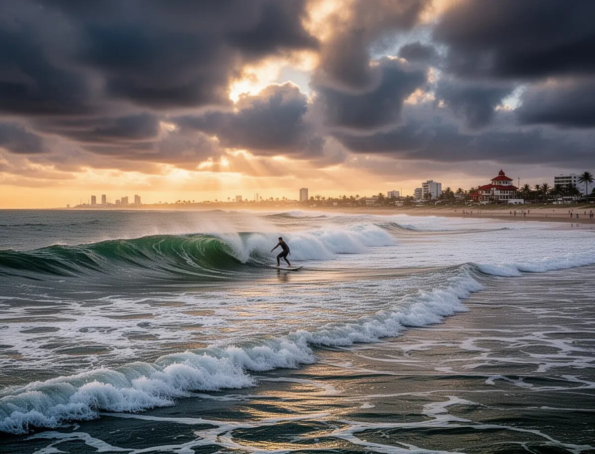 Surfing na Playa Brava