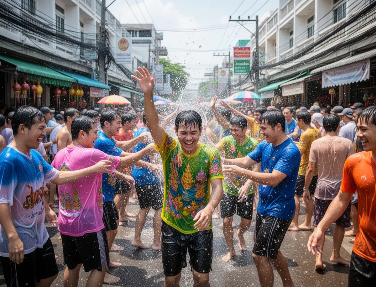 Festiwal Songkran – bitwa wodna na ulicach
