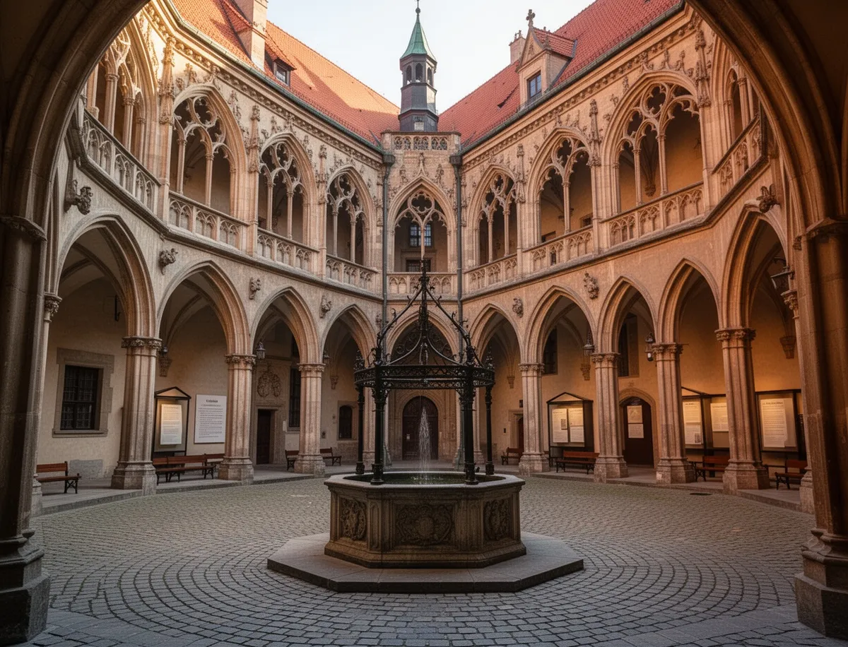 Dziedziniec Collegium Maius Uniwersytetu Jagiellońskiego