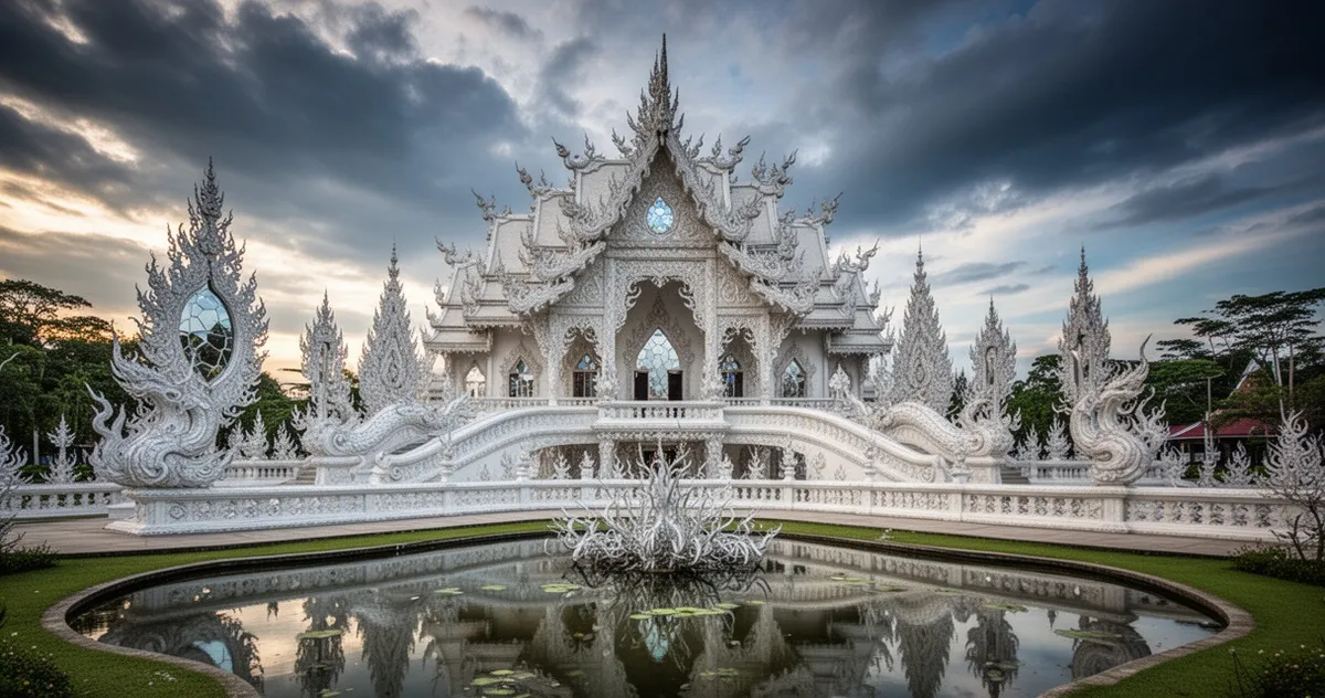 Wat Rong Khun, Biała Świątynia w Chiang Rai