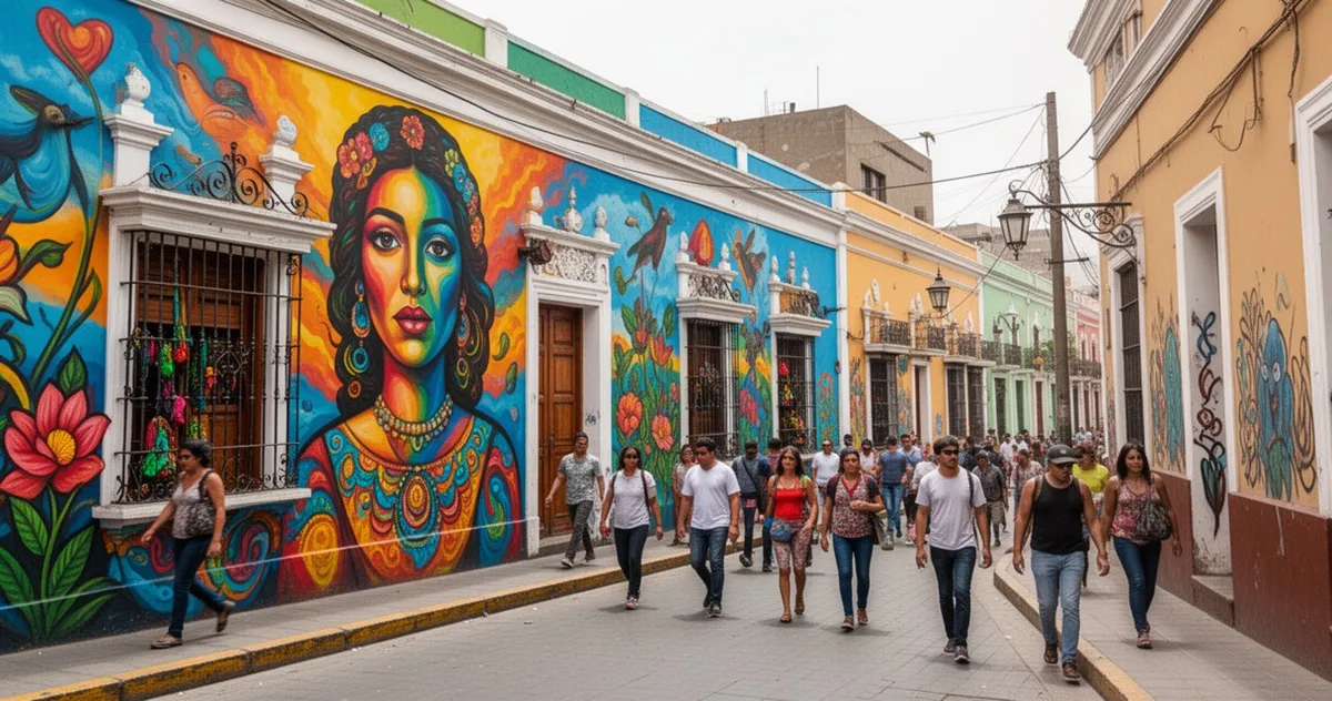 Murale w dzielnicy Barranco