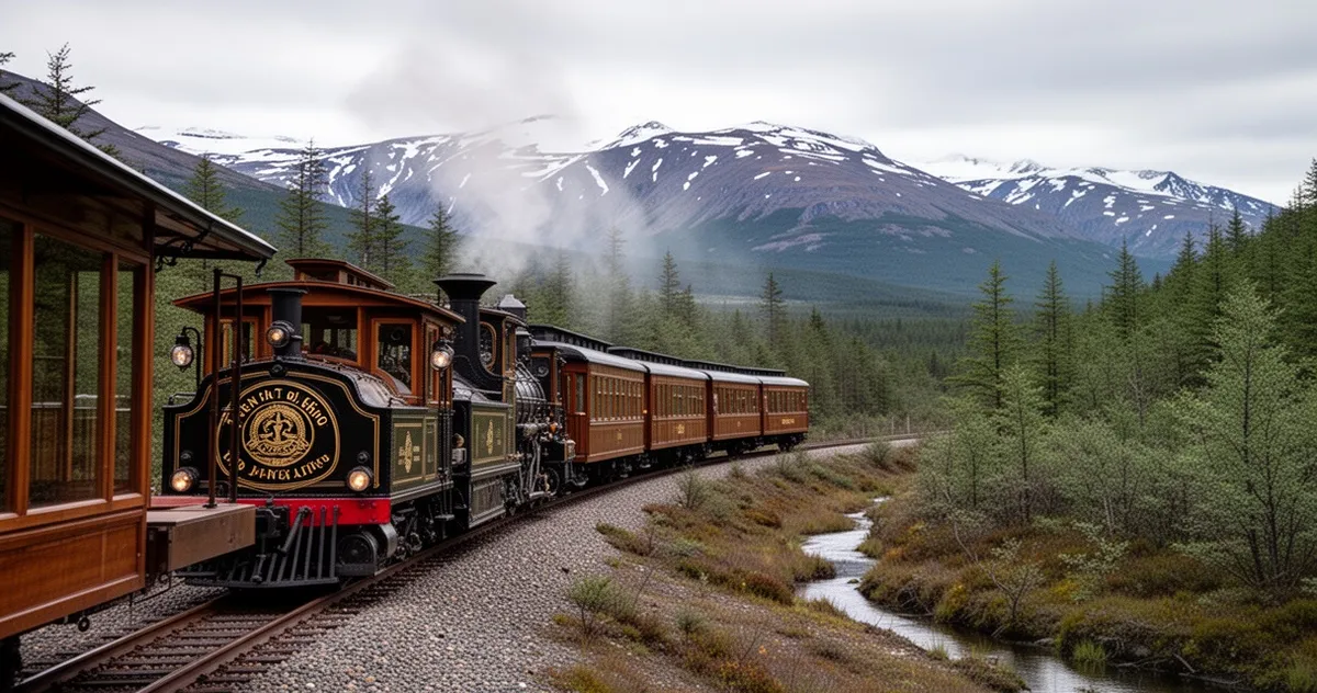 Kolejka Tren del Fin del Mundo w Parku Narodowym Ziemi Ognistej