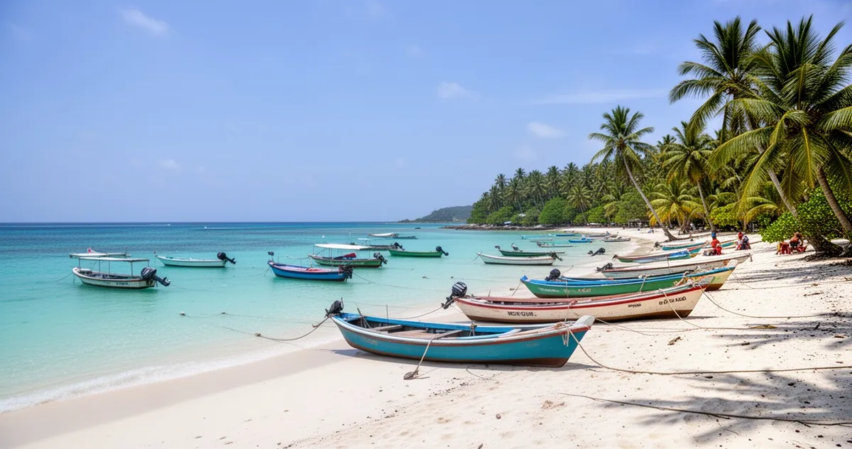 Plaża na wyspie Ngor