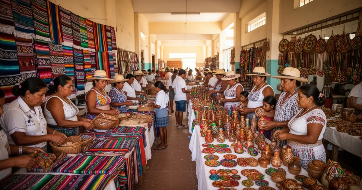 Lokalny targ z rękodziełem w Maracaibo