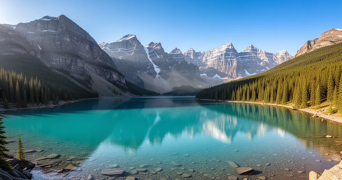 Jezioro Moraine w Parku Narodowym Banff