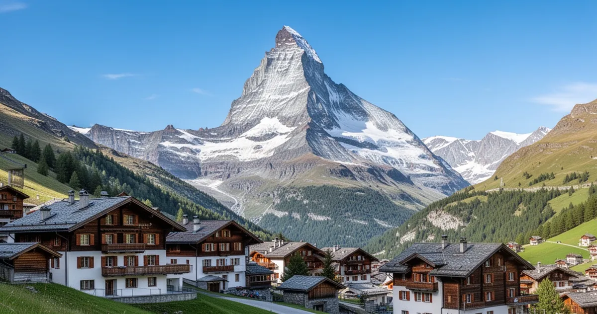 Panorama Matterhornu w Zermatt