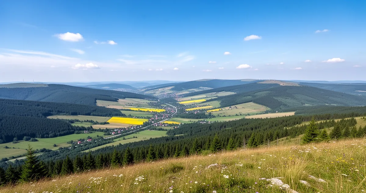Panorama z Wielkiej Rawki