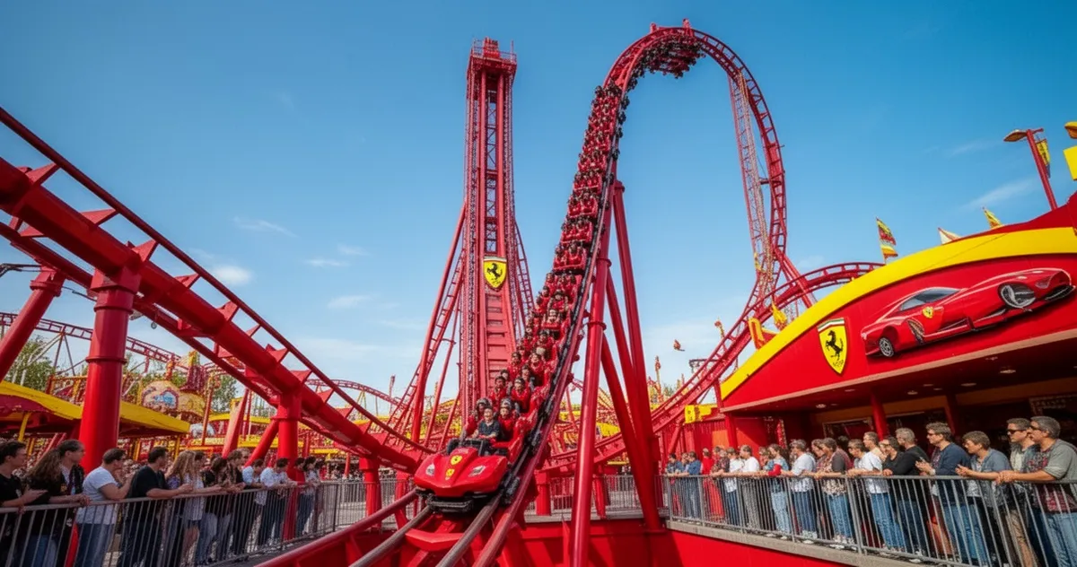 Red Force w Ferrari Land – najszybszy rollercoaster w Europie