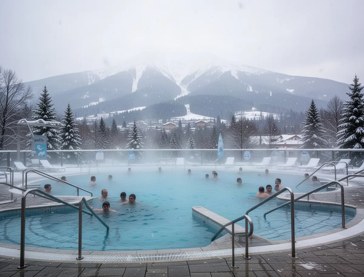 Termy AquaCity Poprad w zimie