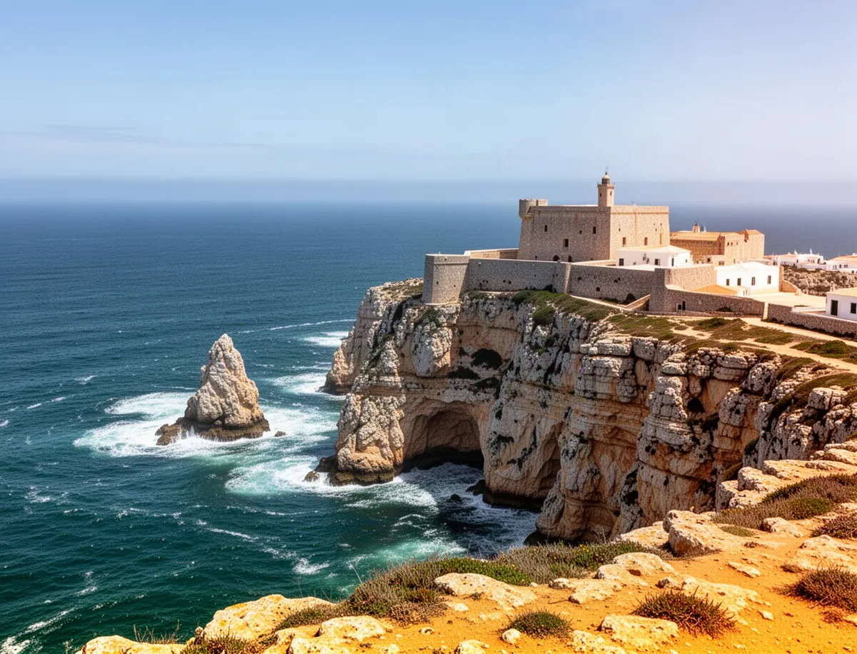 Forteca Sagres na klifie