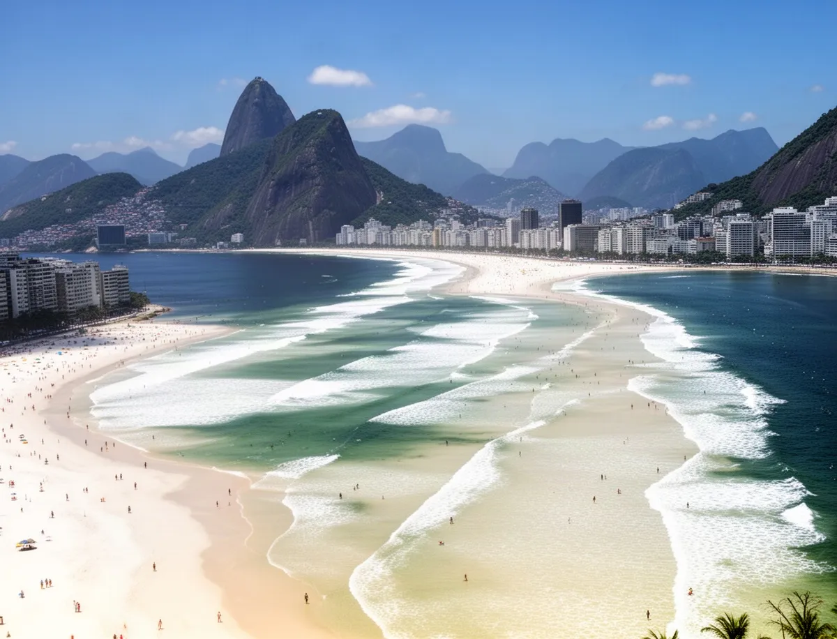 Plaża Copacabana w Rio de Janeiro