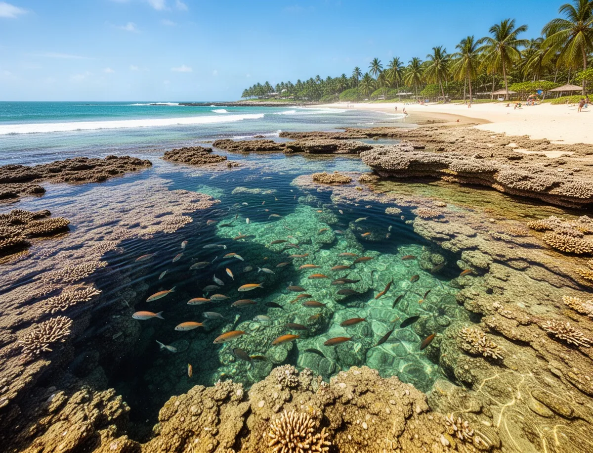 Naturalne baseny w Porto de Galinhas