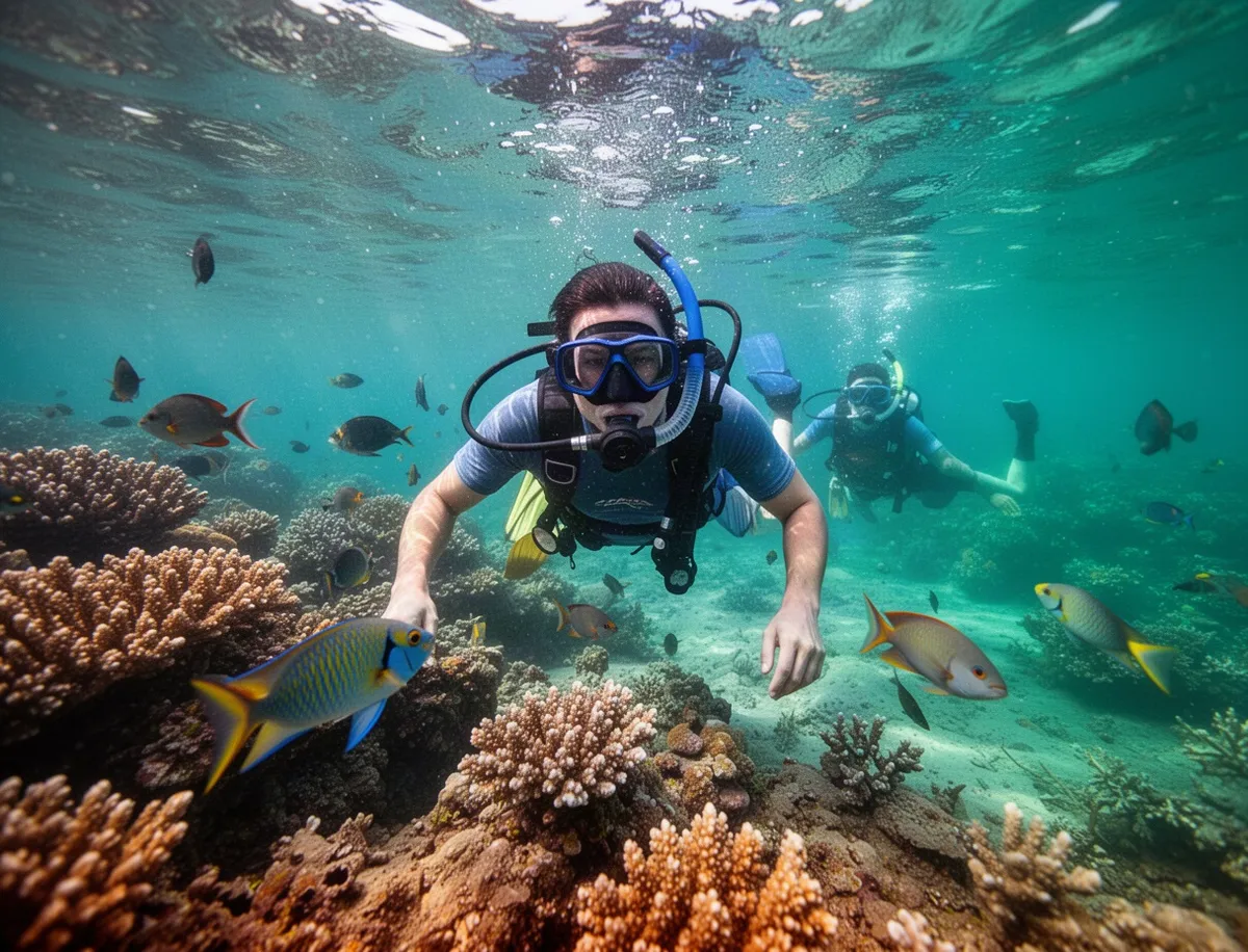 Snorkeling przy rafie koralowej