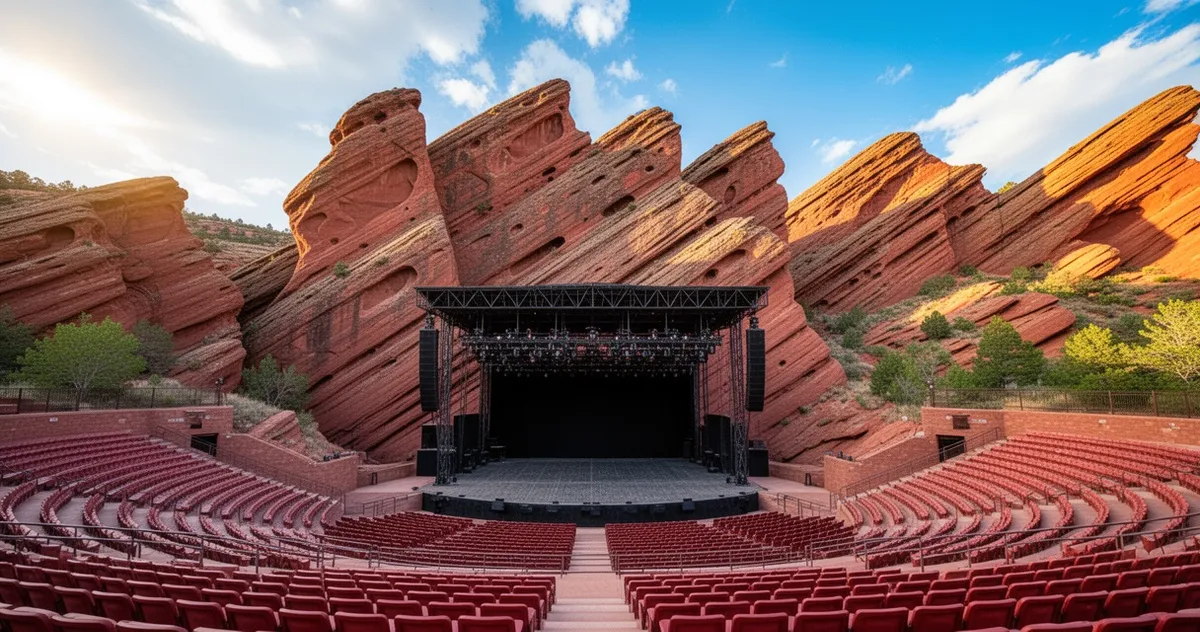 Czerwone skały amfiteatru Red Rocks