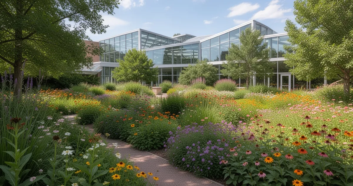 Ogrody botaniczne w Denver latem