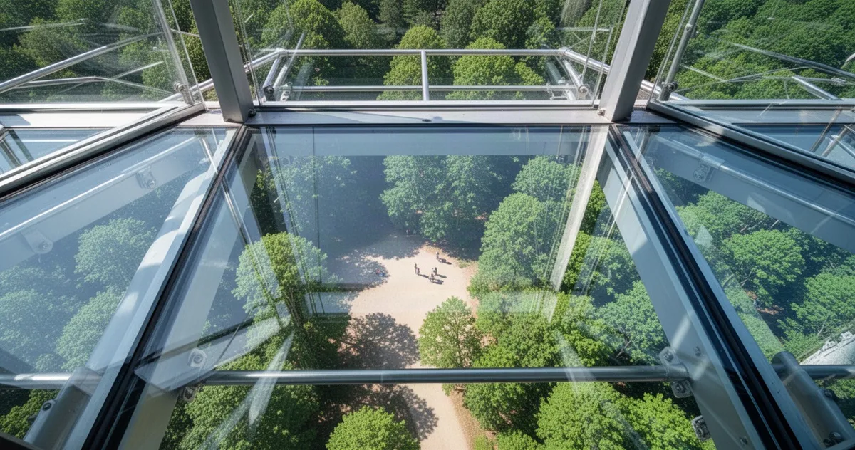 Szklana podłoga na Sky Walk