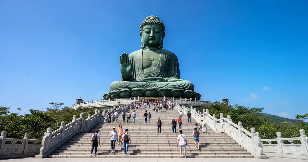 Wielki Budda na wyspie Lantau