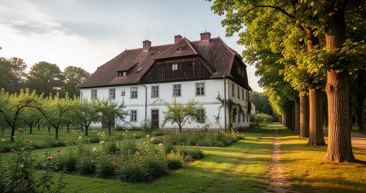 Zabytkowy dworek Lucy w Sokulach