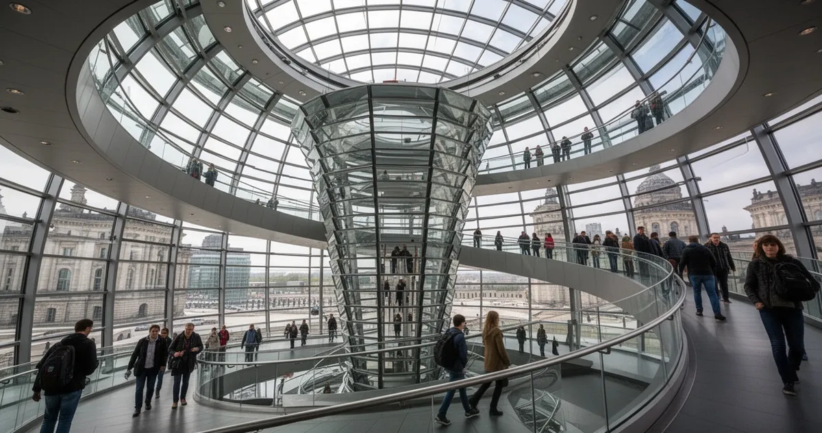 Wnętrze kopuły Reichstagu