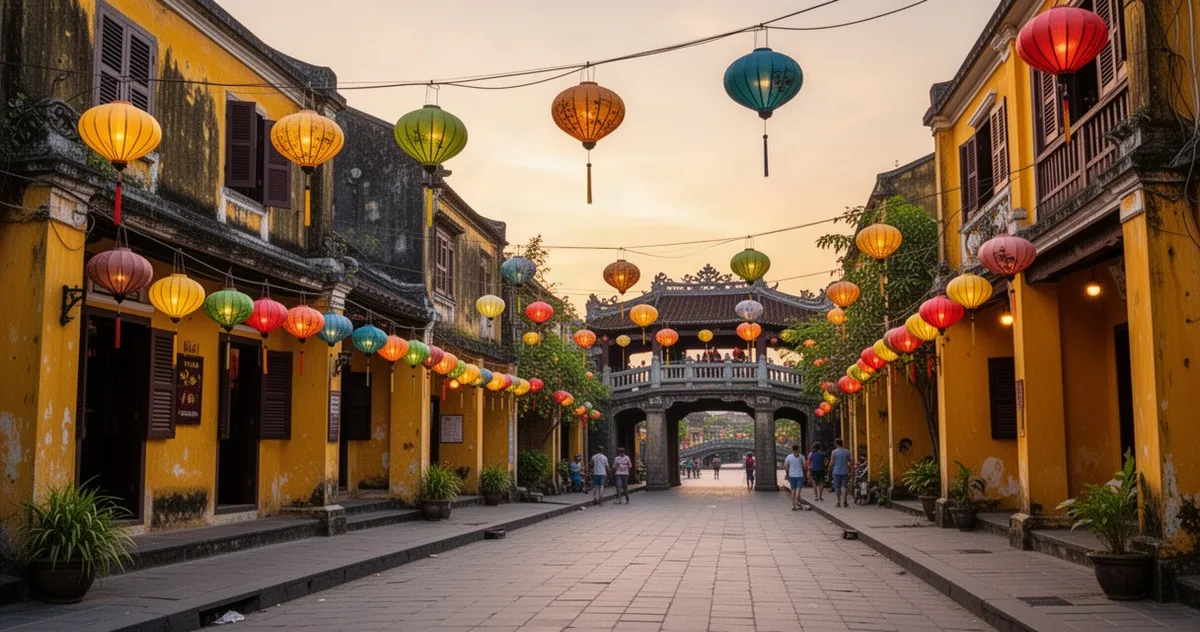 Zabytkowa uliczka w Hoi An