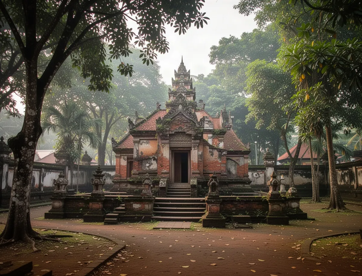 Mniejsza świątynia buddyjska w okolicy Prambanan