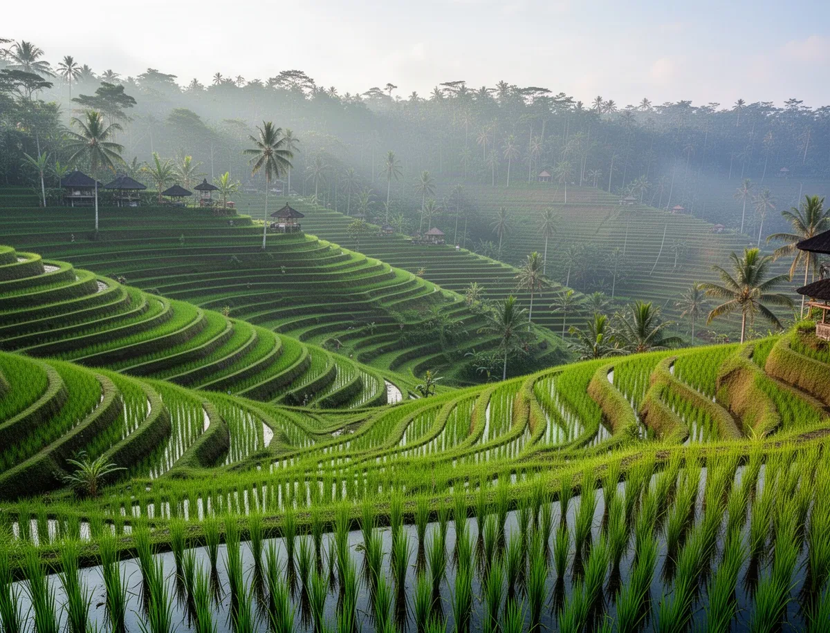 Tarasy ryżowe w okolicy Ubud