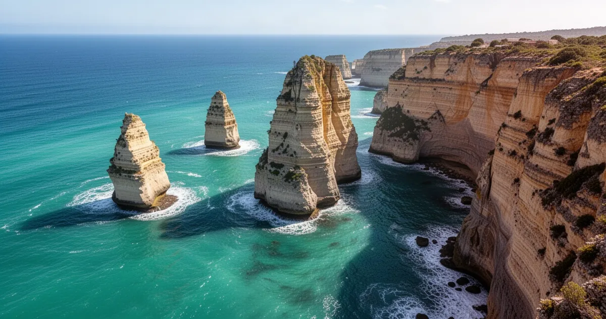 Formacje skalne 12 Apostołów przy wybrzeżu Great Ocean Road