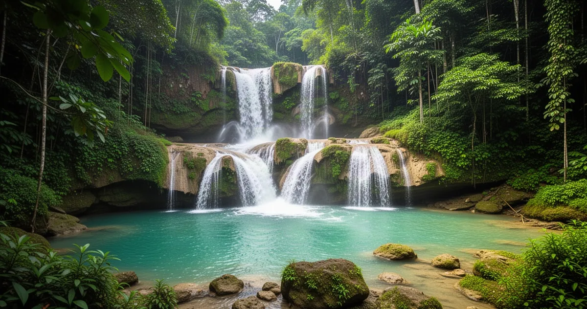 Wodospad Kawasan Falls na Cebu
